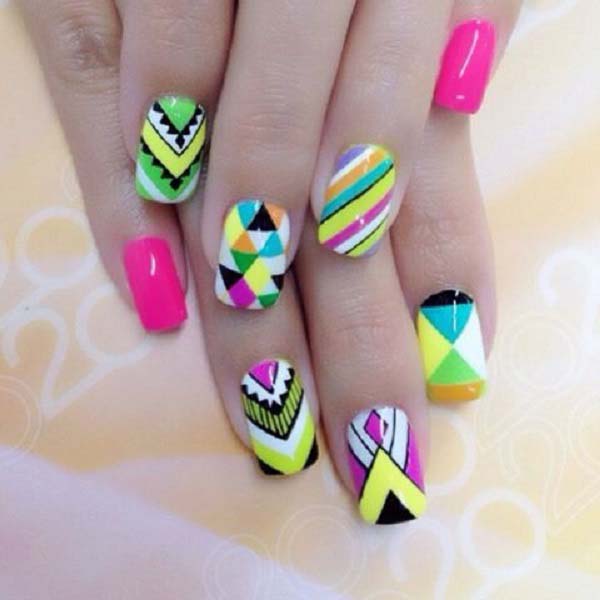 Abstract Nail Art Ideas for Nail Art Lover