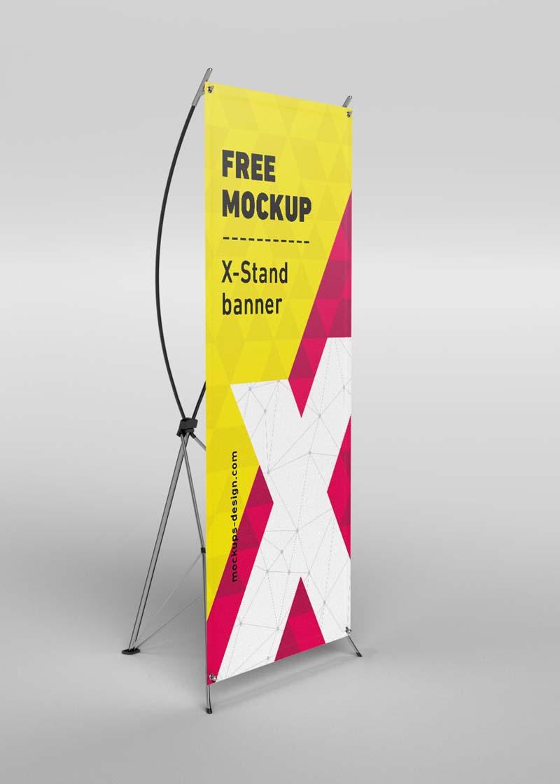 banner cdr mockup x Up Roll Banner Free PSD Mockup